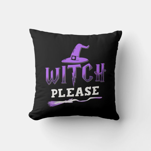 Halloween Witch, snälla Kudde (Framsida)