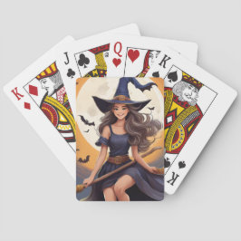 Halloween Witch-spelkort Casinokort