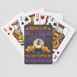 Halloween Witch Switch Buckle Up Butterpe Casinokort