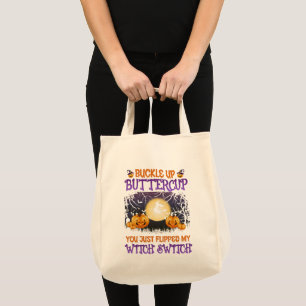 Halloween Witch Switch Buckle Up Butterpe Tygkasse