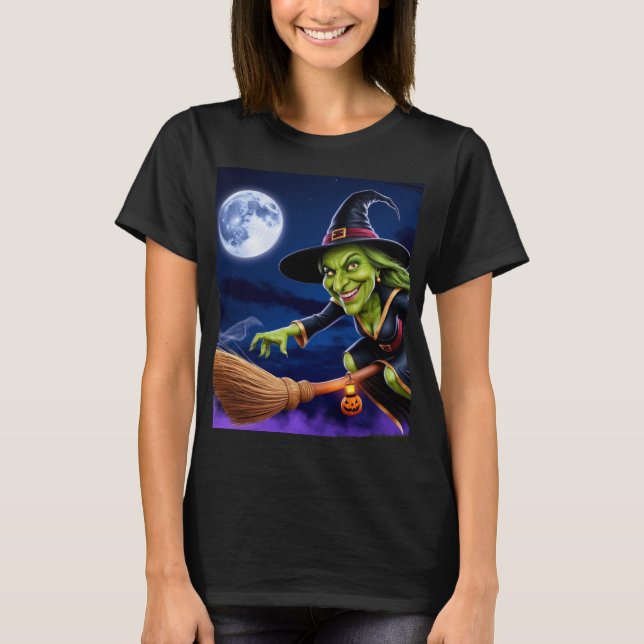Halloween/Witch T-Shirt (Framsida)