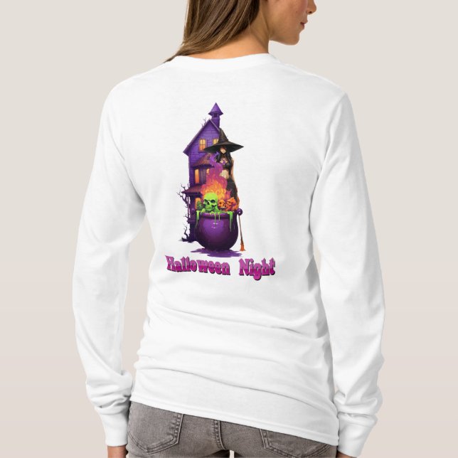 Halloween Witch T Shirt (Baksida)