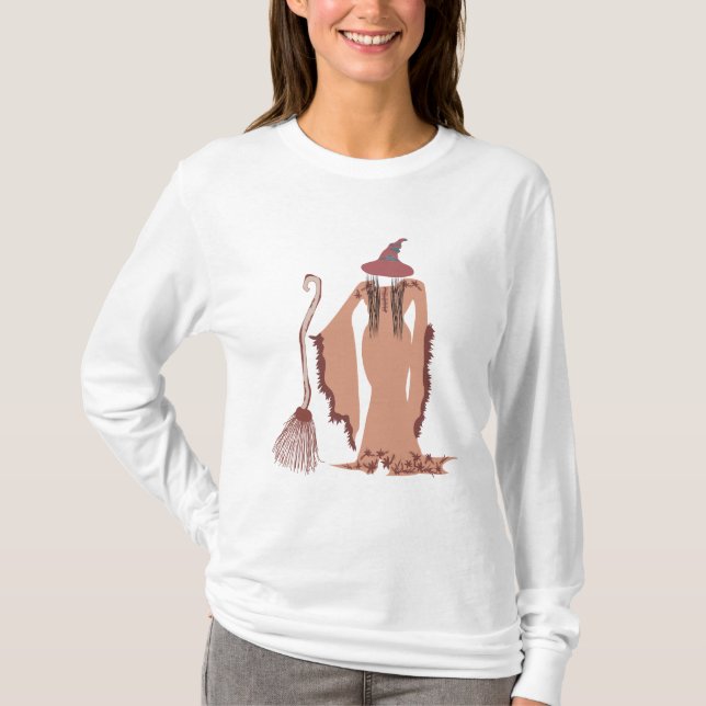 Halloween Witch T Shirt (Framsida)
