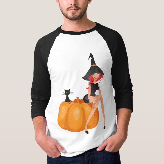 HALLOWEEN WITCH T SHIRT (Framsida)