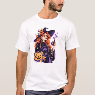 Halloween witch t shirt