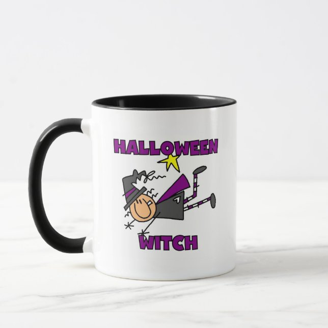 Halloween Witch T-shirts och presenter Mugg (Vänster)