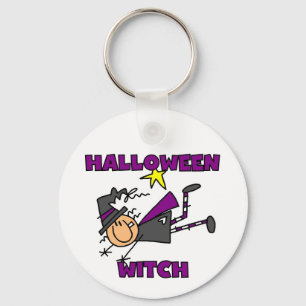 Halloween Witch T-shirts och presenter Nyckelring