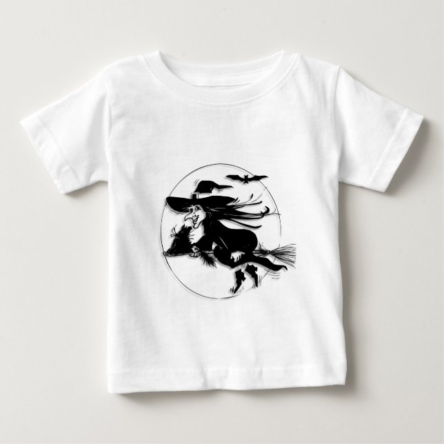 Halloween Witch Tee Shirt (Framsida)