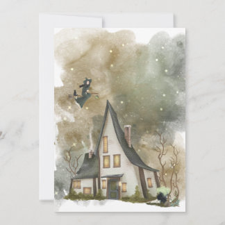 Halloween Witch Themar Party-inbjudan Inbjudningar