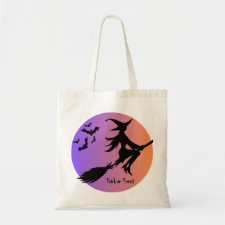 Halloween Witch Tote Bag Tygkasse