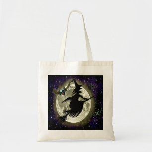 Halloween Witch Tote Bag Tygkasse