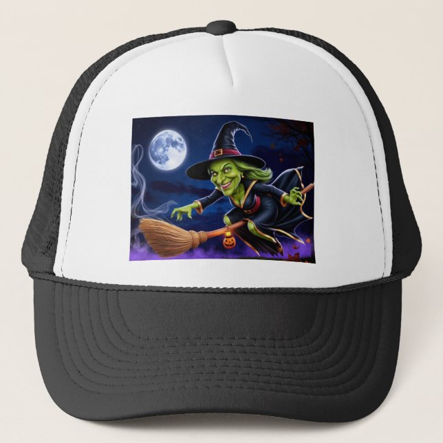 Halloween/Witch-Truckerkeps Keps (Framsida)
