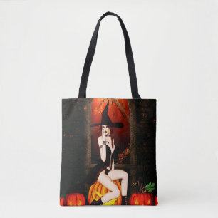 Halloween Witch Tygkasse