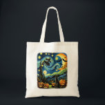 Halloween Witch Van Gogh Starry Night Black Cat Pu Tygkasse<br><div class="desc">Halloween Night Enchantment: Van Gogh's Starry Night-design visar en svart katt omgiven av pumpor och en Witch med sin borom i en snurrande celestial himmel. För konstentusiaster, kattälskare, katt mammor eller katt pappor som kärlek Halloween och deras vänner i håriget. En sagotakulär Firande: Klassisk konst möter Halloween magi. Perfekt för...</div>