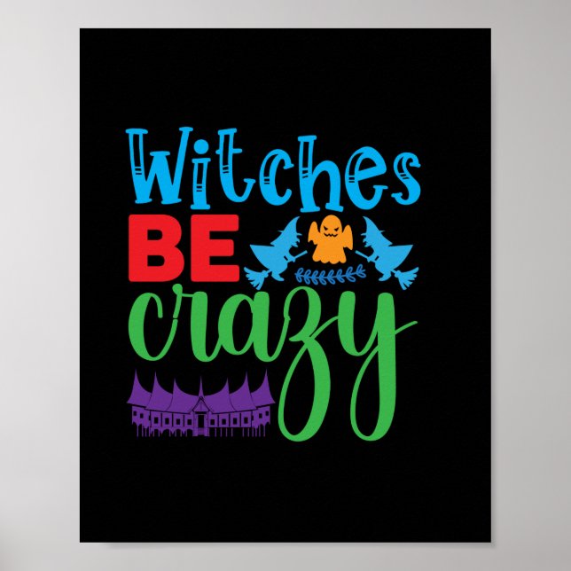 Halloween Witch, var galen Poster (Framsidan)