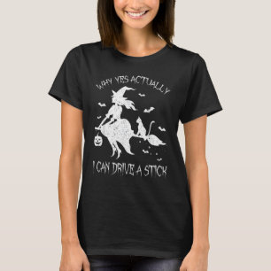 Halloween Witch, varför kan jag köra en sti? T Shirt