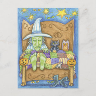 Halloween Witch vykort