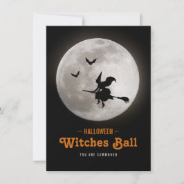 Halloween Witches Boll Party bjudande in Inbjudningar