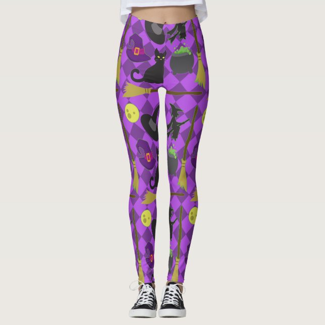 Halloween Witches Leggings (Framsida)