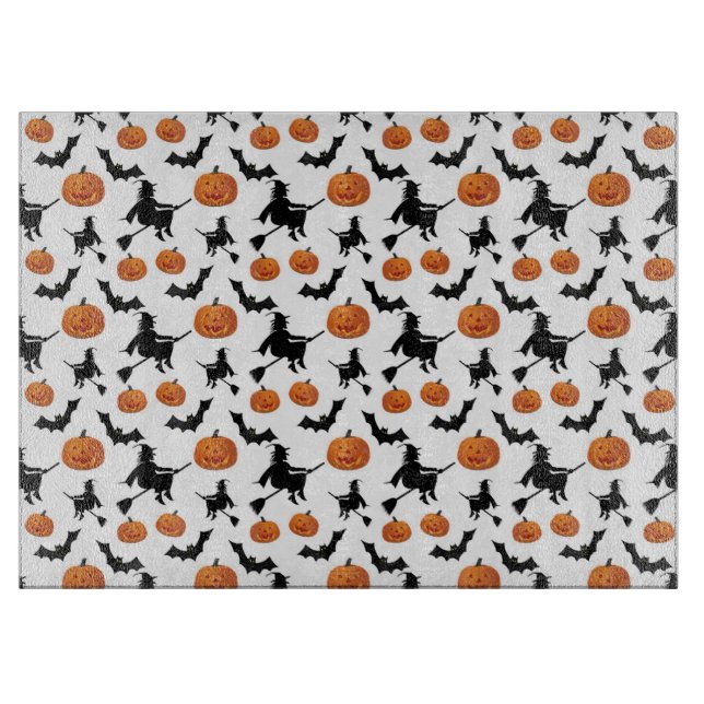 Halloween Witches, Pumpkins och Fladdermus (Framsidan)