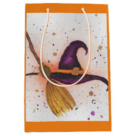 Halloween Witch's Hat and Broom