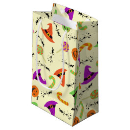 Halloween Witch's Hat Candy & Pumpkins