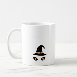 Halloween witchy cat kaffemugg