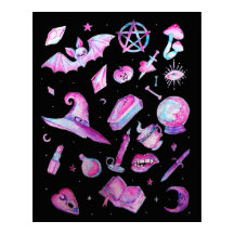 Halloween: Witchy Goth Mönster