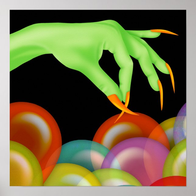 Halloween Witchy Nagel - SRF Poster (Framsidan)