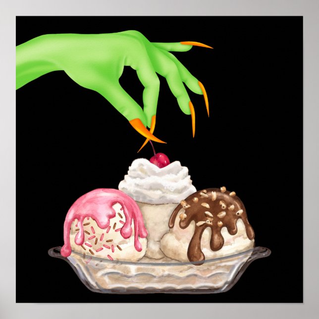 Halloween Witchy Nagel - SRF Poster (Framsidan)