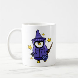 Halloween Witchy Penguin Kaffemugg
