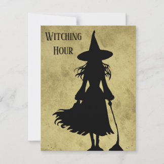 Halloween Witchy Postcard-utskick Vykort