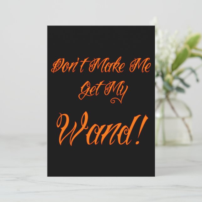 Halloween Witchy Quote (Stående Fram)