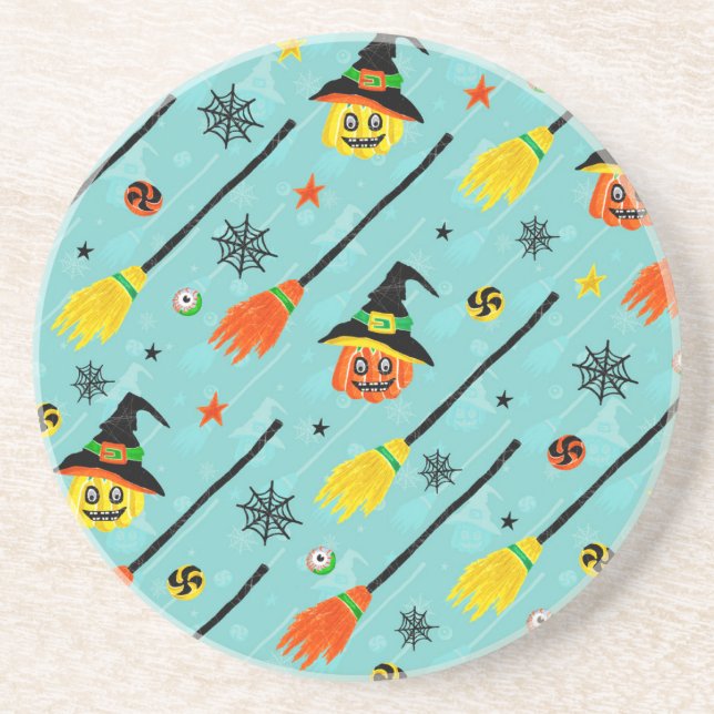 Halloween Witchy Seamless Theme Underlägg (Framsidan)