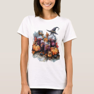 Halloween Witchy Tee Apothecary Watercolor