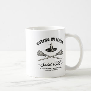 Halloween Witchy Voting Witches för Kamala Feminis Kaffemugg
