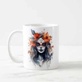 Halloween Woman Witch, Watercolor print Mugg