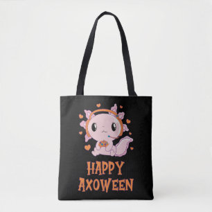 Halloween Women Girls spel-spel Axolotl Kids Tygkasse