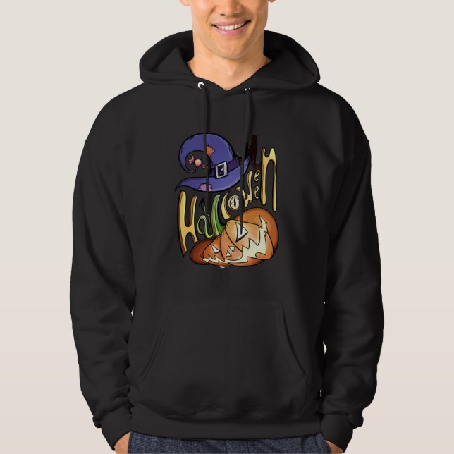 Halloween womens halloween design hoodie (Framsida)
