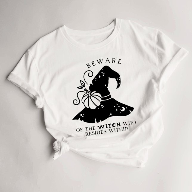 Halloween Womens T-Shirt Beware Witch (Skapare uppladdad)