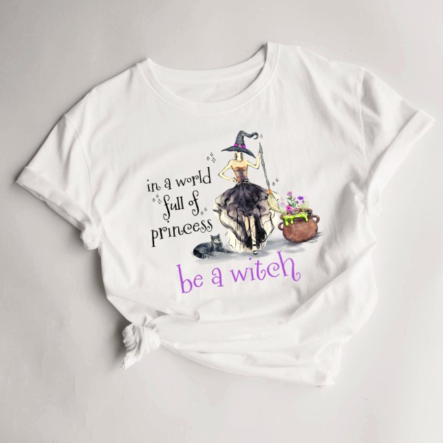 Halloween Womens Witch T-Shirt Witchy Cauldron (Skapare uppladdad)