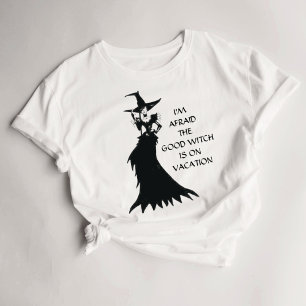 Halloween Womens Witchy Shirt Funny Citattext T