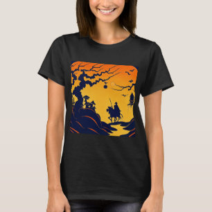 Halloween - Woodcut Stil 8 T Shirt
