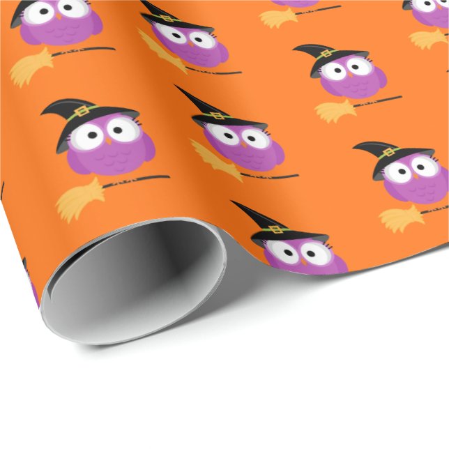 Halloween Wrapping Papper Presentpapper (Rullad Hörn)