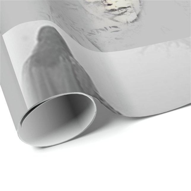 Halloween Wrapping Papper Presentpapper (Rullad Hörn)