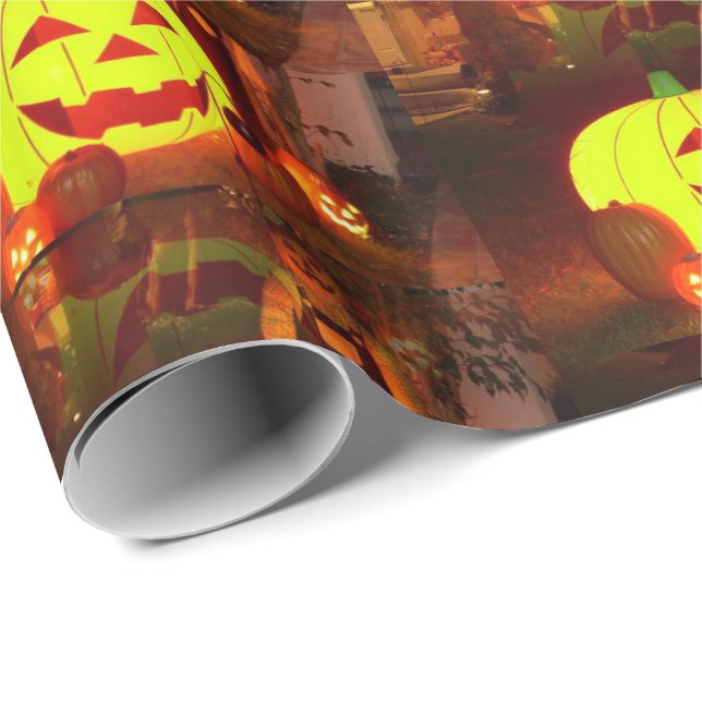 Halloween Wrapping Papper Presentpapper (Rullad Hörn)