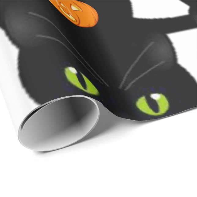 Halloween Wrapping Papper Presentpapper (Rullad Hörn)