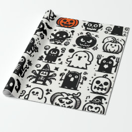 Halloween Wrapping Papper Presentpapper