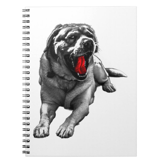 Halloween Yawn Notes Anteckningsbok (Framsidan)