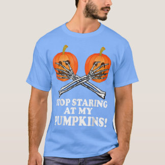 Halloween-ynken slutar stirra på min pumpkins skam t shirt